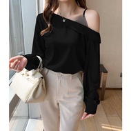 Korean Women's blouse Top T7453
