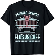 Disney Pixar Cars Flo's V8 Cafe Neon Sign Vintage Poster T-Shirt