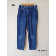 258 Store: Second-Hand GU Jeans Women's Waist 26