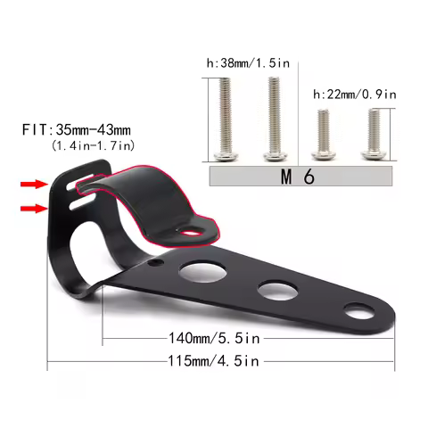 Motorcycle Headlight Bracket Cover For Kawasaki zzr 600 vulcan s 650 er6n zephyr 750 ninja 400 z1000