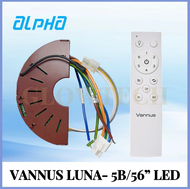 [ORIGINAL] ALPHA Ceiling Fan PCB Vannus Luna LED -5B/56'' REMOTE CONTROL VN/6S-LED