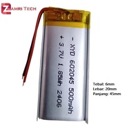 3.7V 500/570 mAh 602045 Lithium Polymer LiPo Rechargeable Battery For Mp3 DVD RECORDE GPS PSP video 