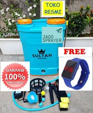 **EFISIEN** Sprayer Elektrik SULTAN SPRAYER 16 L Tangki Tengki Alat Semprot Pertanian Elektrik 110 PSI ekabut e-kabut Alat Semprot Pertanian bunuh hama disinfektan otomatis 2in1 manual mesin semprot cba swan dgw top agri 16 liter