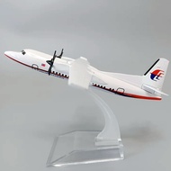 Malaysia Airlines Fokker F50 Turboprop 16 cm Model Aircraft on Stand