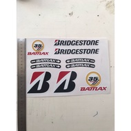 Sticker packs bridgestone battlax 35th anniversary