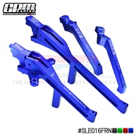TRAXXAS 1/8 4WD SLEDGE Sleigh Aluminum Alloy 7075-T6 Chassis Front+Rear Support Frame-Set
