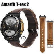 Fit For Amazfit T-rex 2 T rex 2 Strap Smart Watch Genuine Leather Bracelet For Women Men Band