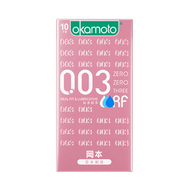 岡本（OKAMOTO）保險套 003 粉金超薄超潤滑 10 片成人計生用品