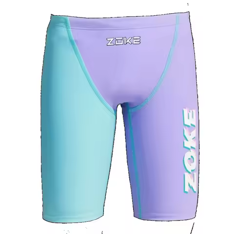 ZOKE New Boys' 5-Point Swim Trunks Professional Training Racing Swimsuit Quick Dry for Teens & Kids