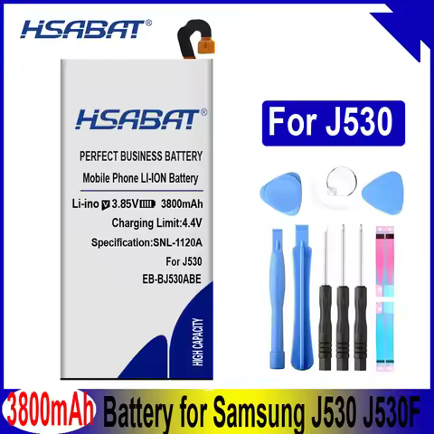 HSABAT 3800mAh EB-BJ530ABE Battery for Samsung j530 J530F J530G 2017 / for J5 2017 / for J5 Pro /J53