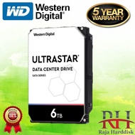 WD Ultrastar 6TB 3.5" HDD / HD / Harddsik Enterprise 6 TB 7200RPM