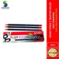 [ST-GR MY] Pencil 2B G'Soft Solid 388 ( 1 BOX = 12 PCS )