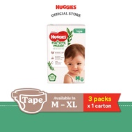 [Bundle of 3] Huggies Naturemade Diapers M64 / L54 / XL44 - VB