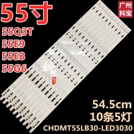 Suitable for Changhong 55E9 LCD TV Backlight LED Light Bar CHDMT55LB32 CH55L67A-V02