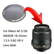 New For Nikon AF-S DX NIKKOR 18-55mm 1:3.5-5.6G VR &18-55 mm VR II Domestic Front Lens Pressure Ring