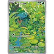 Bulbasaur 166/165 Scarlet & Violet 151 Illustration Rare Singles Pokemon TCG Trading Card Game