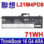 【現貨】LENOVO 聯想 L21M4PD8 電池 ThinkBook 16 G4 ARA 21D10000 10013