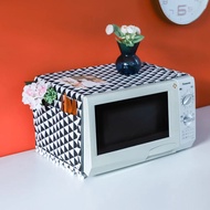 【COOL】 General Microwave Oven Cover Nordic Cotton Linen Art Beautiful Oven Electric Oven Printed Cloth Dust Cover
