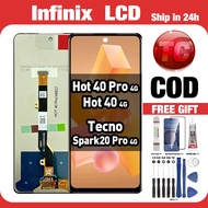 LCD INFINIX Hot 40 Pro 4G/ Hot 40 4G/ TECNO Spark 20 Pro 4G Compatible For Original Glass Touch Scre