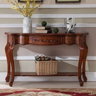 Drawing American Cabinet Retro Sofa Entrance Table Installation Several Semicircle Entrance Solid Wo