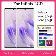 Original AMOLED For Infinix Zero 30 4G 5G LCD Display Touch Screen Replacement
