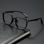 New Retro Style Black Frame Anti-Blue Light Glasses Big All-Match Frame Men Ultra Light Optical Glas