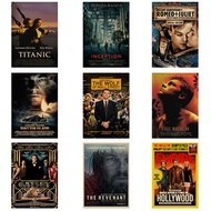 Leonardo series movie / movie poster classic nostalgic kraft paper poster retro poster bedroom decor