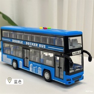 Children's Bus Toys Large Door Opening Bus Model Simulation Can Tell Stories Sound Light Bus Toys 40