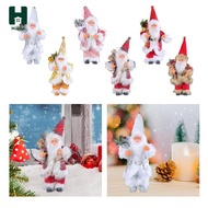 Homyl Santa Claus Christmas Figurines Standing Santa Figure Indoor Outdoor Xmas Collectible Home Bir