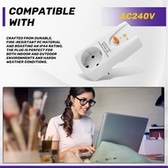 16A Gfci Leakage Protection Plug Rcd Socket Home Circuit Breaker Cutout Switch Safety Personal Prote