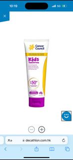 cancer  council kid sunscreen