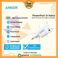 Wall Charger Anker Adaptor Charger Anker PowerPort III Nano 20W -