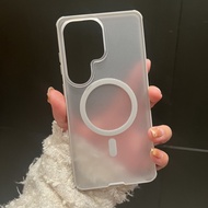 Magnetic Wireless Charging Translucent Four-Corner Drop Protection Case For Samsung Galaxy S26 Ultra