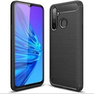 REALME 5/ 5i/ 5s/ C3 CASE SLIM FIT CARBON SOFTCASE FIBER MULTI IPAKY CARBON