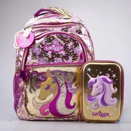Smiggle Gold Unicorn BackPack for Primary Children school bag for kids gift