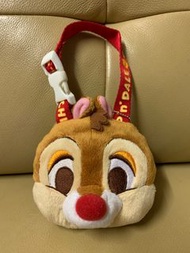Disney 迪士尼 Chip n Dale 大鼻鋼牙 摺手機掛飾袋