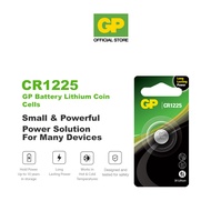 GP Lithium Coin Cells Battery CR1225 [ Card of 1s ] (DL1225 ECR1225 BR1225 LM1225 5020LC L30)