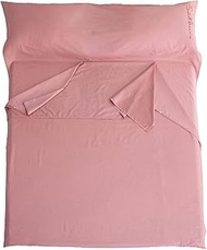 Sleeping Bag Liners Pink Cotton Sleeping Bag Liner, Camping Travel Sheets Compact All Season Sleepin