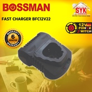 SYK BOSSMAN BFC12V22 Fast Charger Battery Fast Charger Fast Charging Pengecas Bateri Cas Bateri 2.2A