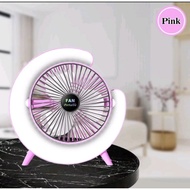 Kipas Angin Type F13  Lampu LED Warna Warni  Meja Portable Kecepatan Turbo