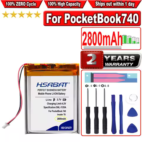 HSABAT 2800mAh Battery for PocketBook740 PocketBook 740 PRO for Inkpad 3 Pro JL18-A30