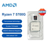 New AMD R7 5700G Ryzen 7 5700G 3.8GHz Eight-Core 16-Thread 65W CPU Processor L3=16M 100-000000263 So