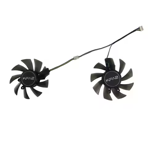 2Pcs/Set FY08015L12LPA,T128015DU,Graphics Video Card Fan,For GALAX GTX1050 Ti (1-Click-OC),GTX 1060