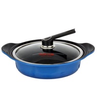 Kongsimpatshim Cast Iron Pot Coated Cast Iron Ceramic Pot Full 5-Ply Jeongol 28cm Pot