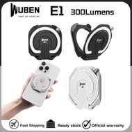 WUBEN E1 EDC Mini Flashlight, Rechargeable 300 Lumens LED Selfie Light Portable Ring Light for Phone