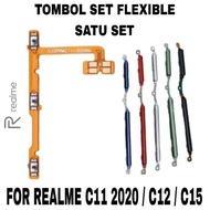 TOMBOL POWER ON OFF VOLUME OUTER BUTTON + FLEXIBLE POWER ON OFF VOL REALME C11 C12 C15