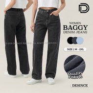 🇲🇾 DESINCE Women Style Baggy Jeans Seluar Jeans Baggy Perempuan WP 068