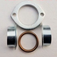 Motorcycle WY125/CG125/GN125 Exhaust Pipe Card Muffler Flange Iron Ring Tile Assembly