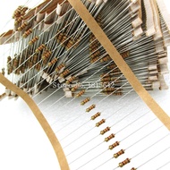 【Storewide Sale】 100PCS 1/4W Carbon Film Resistors 5% 0.25W 1R-10M 10R 47R 100R 220R 1K 10K 4K7 100K