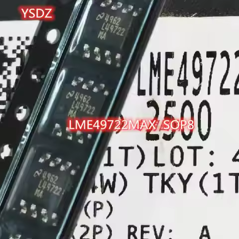 ( 10PCS + FREE SHOPPING ) LME49722MAX LME49722MA LME49722 SOP8